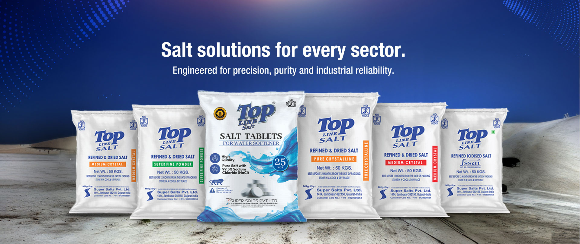 Industrial Salt Products Banner